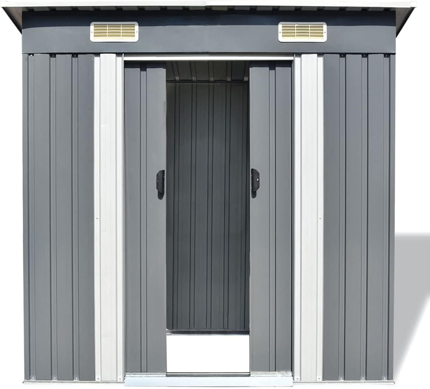 ARKEM Abri de Jardin Métal Gris,Abris De Jardin,Abri De Stockage pour Jardin,Abri D'Outils De Jardin