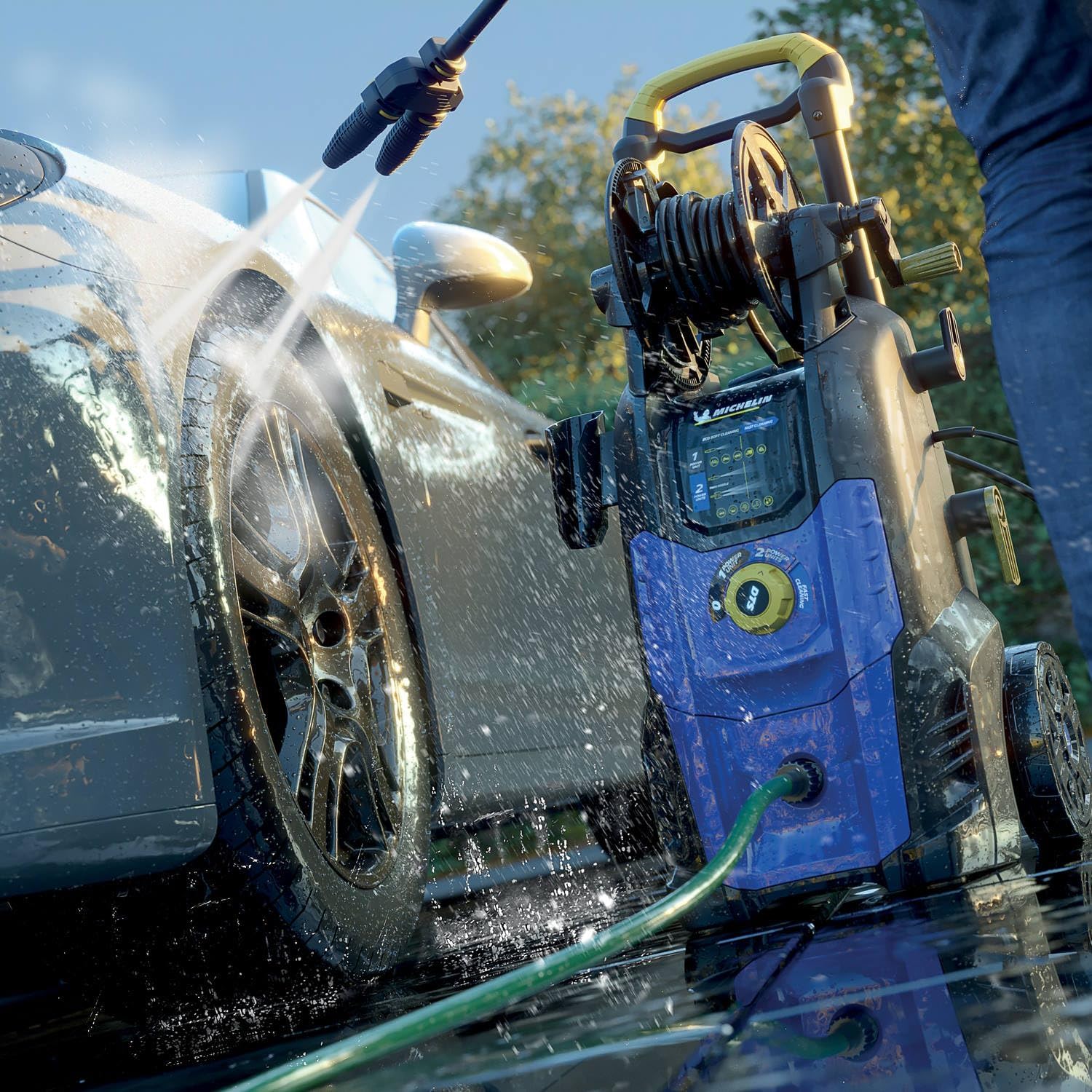 Michelin Nettoyeur Haute Pression MPX25DTS avec Dualtech System (2500 W, 150 bar, 810 l/h)