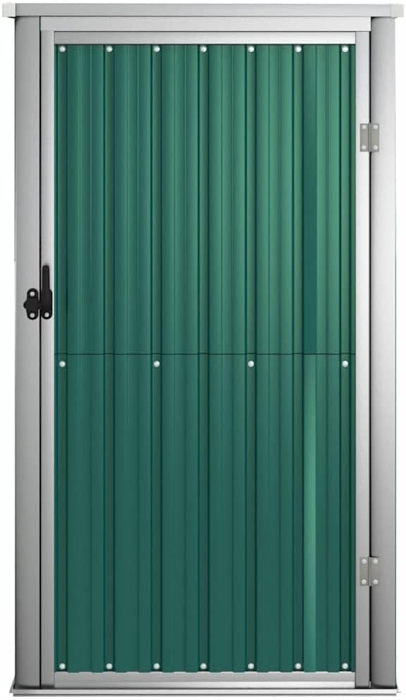 vidaXL Abri de jardin - Abri de jardin Vert - 88 x 89 x 161 cm - En acier galvanisé