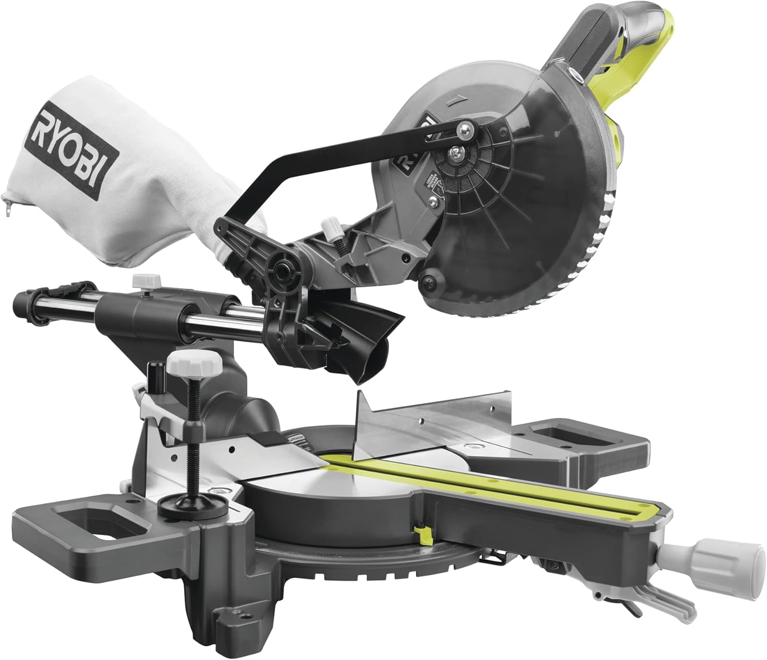 Ryobi - ONE+ radial scie à onglets 190 mm 18V, coupe 50x250 mm - RMS18190-0
