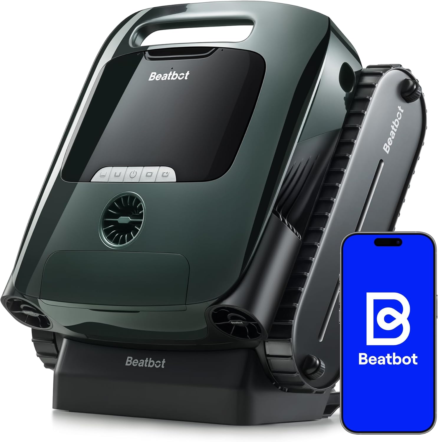 Beatbot AquaSense 2 Pro Robot Piscine sans Fil, nettoie Le Fond, Parois et flottaison, Aspirateur Piscine avec Remontée Automatique, jusqu'à 11 Heures, pour piscines jusqu'à 360 m²