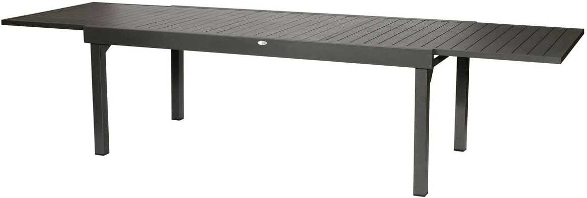 Hespéride - Piazza - 230/340x100 cm - table extensible 12 places, aluminium antirouille