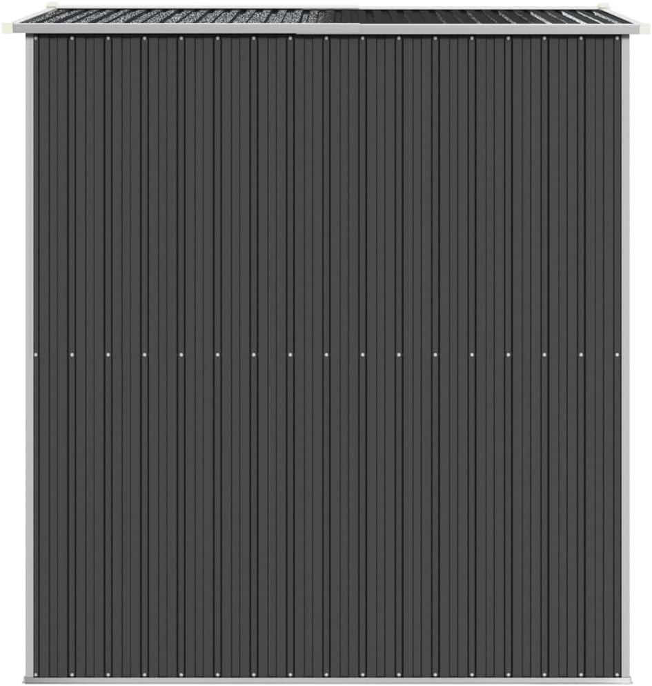 vidaXL - abri de jardin acier galvanisé - 192x191x223 cm - anthracite