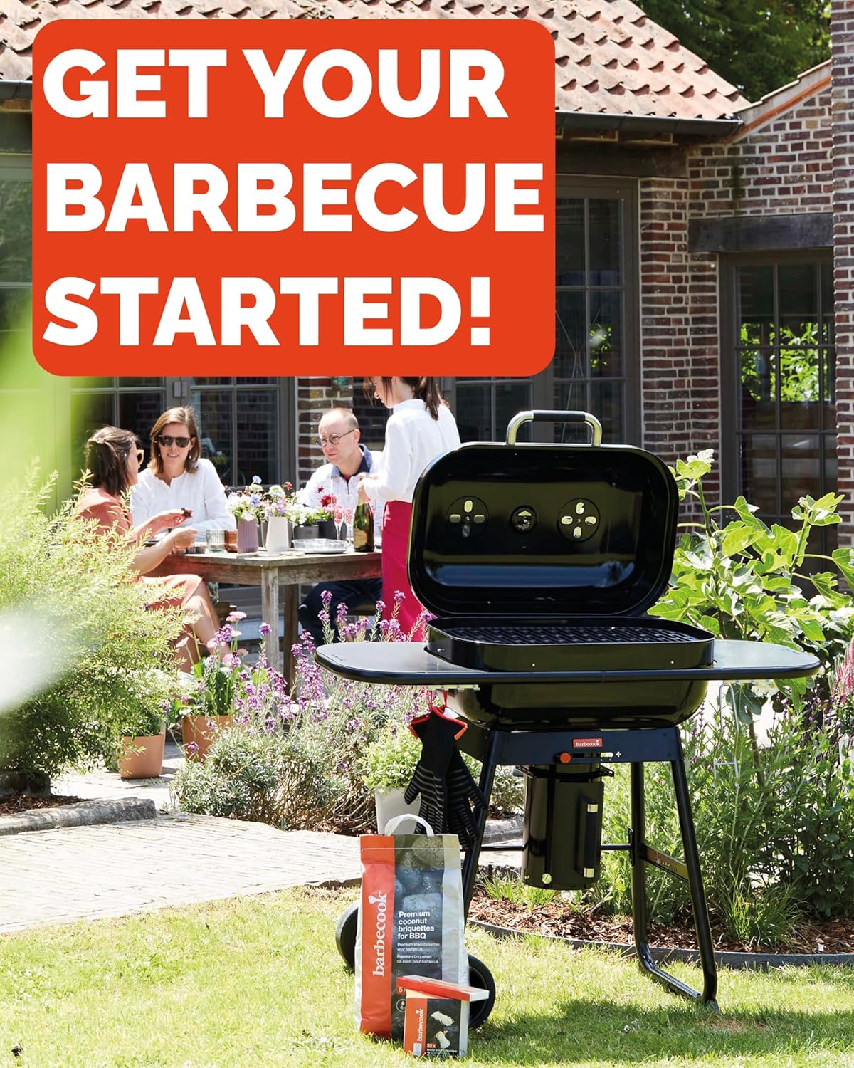 Barbecook - Magnus Premium - 85x64x110cm - barbecue à charbon avec table