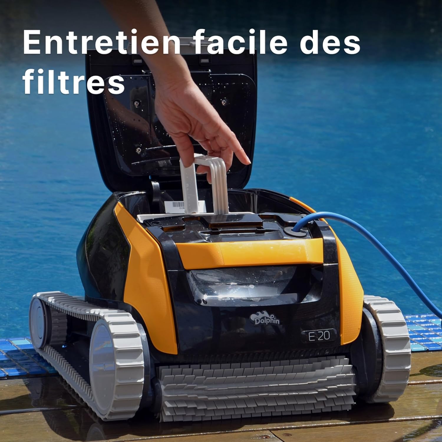 Dolphin - E20 Série - piscine jusqu’à 10 m - fond et parois, économie d’énergie