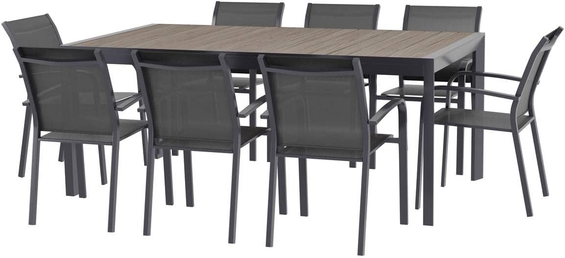Hespéride - Evasion - 10 places - table aluminium extensible extérieur