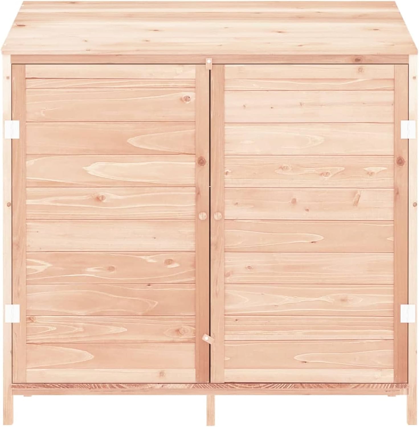 ShGaxin Abri de jardin, abris pour parcelles, abris de jardin, abri de jardin extérieur, maisons préfabriquées, bois de sapin massif, 102 x 52 x 112 cm