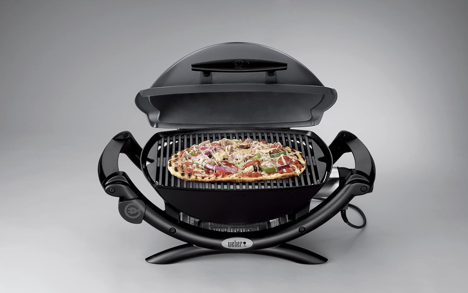Weber - Q Barbecue Kettle - 1400 - noir/gris, rectangulaire, aluminium