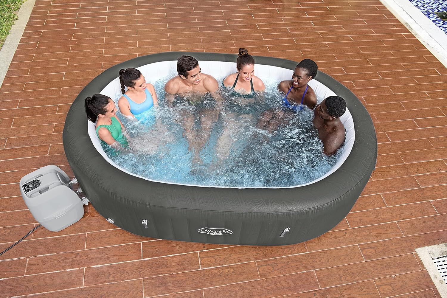 Bestway - Lay-Z-Spa Mauritius Airjet - 270x180x71 cm - 5-7 pers.