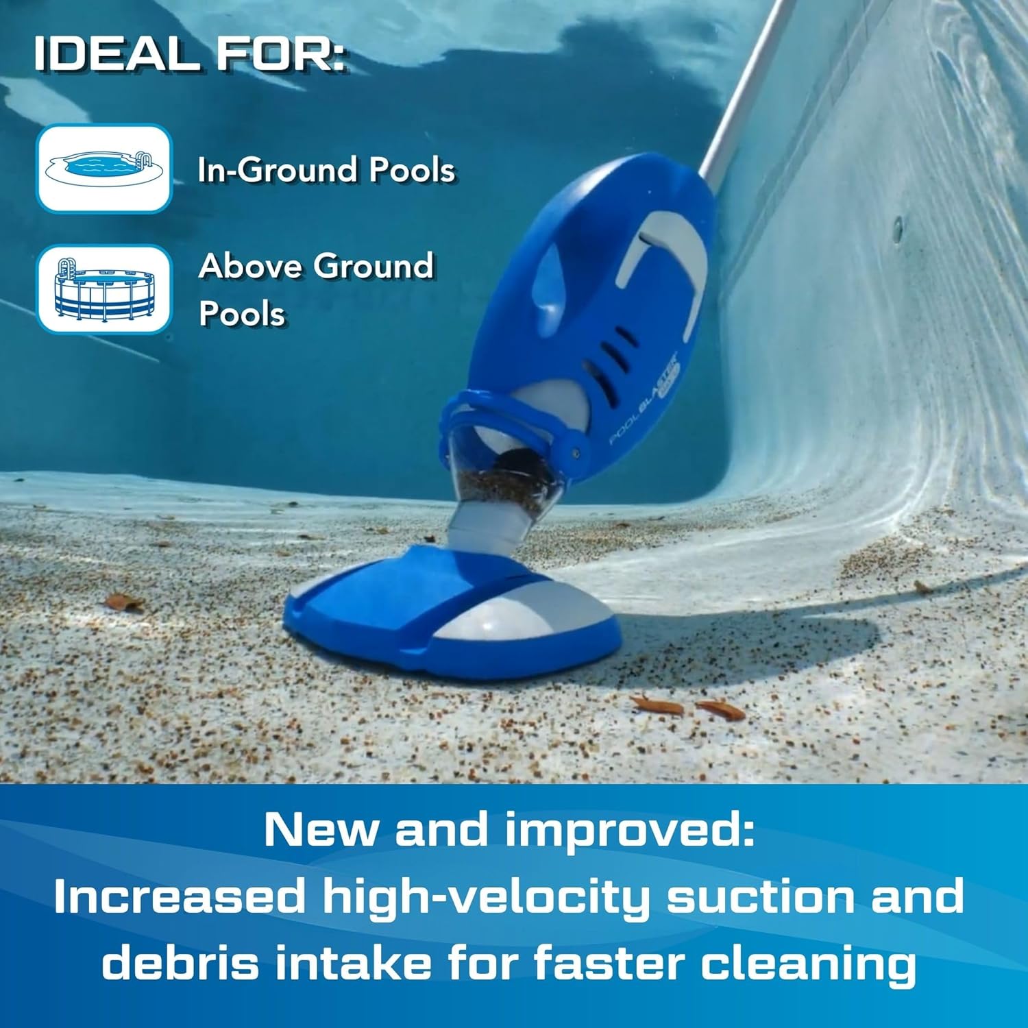 Water Tech - Pool Blaster Max Li Gen. 2 - aspirateur sans fil, moteur P30, pour piscine et spa - MaxLiGen2