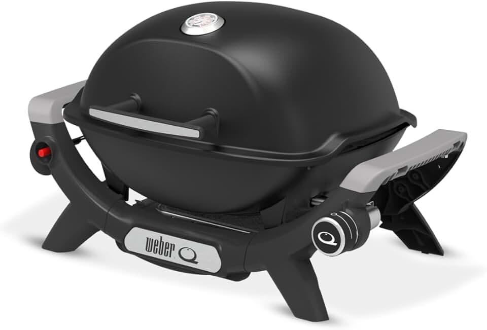 Weber - Q 1100N - compact et léger - grille fonte, allumage électronique, noir