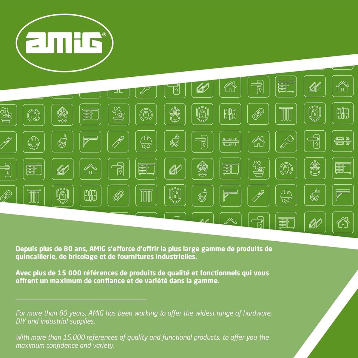 Amig - Pince à barbecue Fireplus - Accessoire de cuisine pour barbecue - Acier inoxydable - Avec poignée en caoutchouc antidérapante - Résistant à la chaleur - 34,5 cm