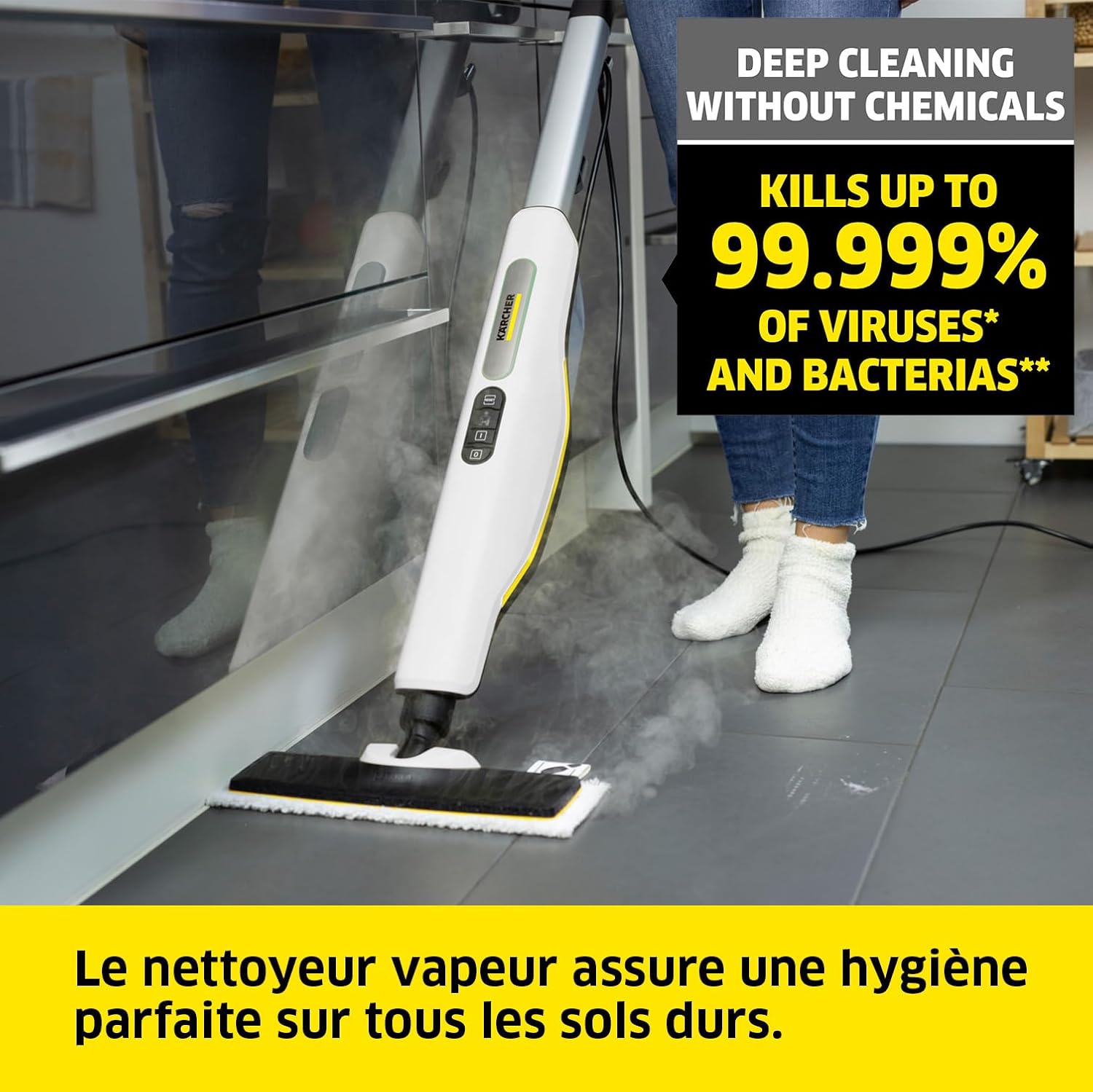 Kärcher - SC 3 Upright EasyFix - 0,5L - 1 600W - 60m² - vapeur rapide