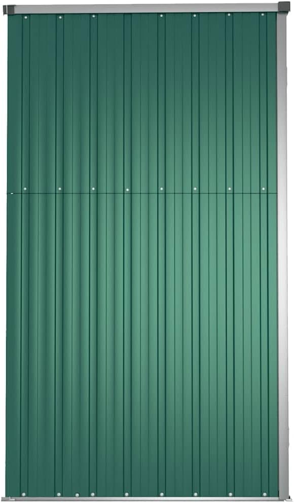 Générique Abri à Outils de Jardin Vert 161x89x161 cm Acier galvanisé, Maison & Jardin, Pelouses & Jardins, Vie en extérieur, Structures extérieures, Cabanes & abris de Jardin, Vert, (Poids 29.62KG)