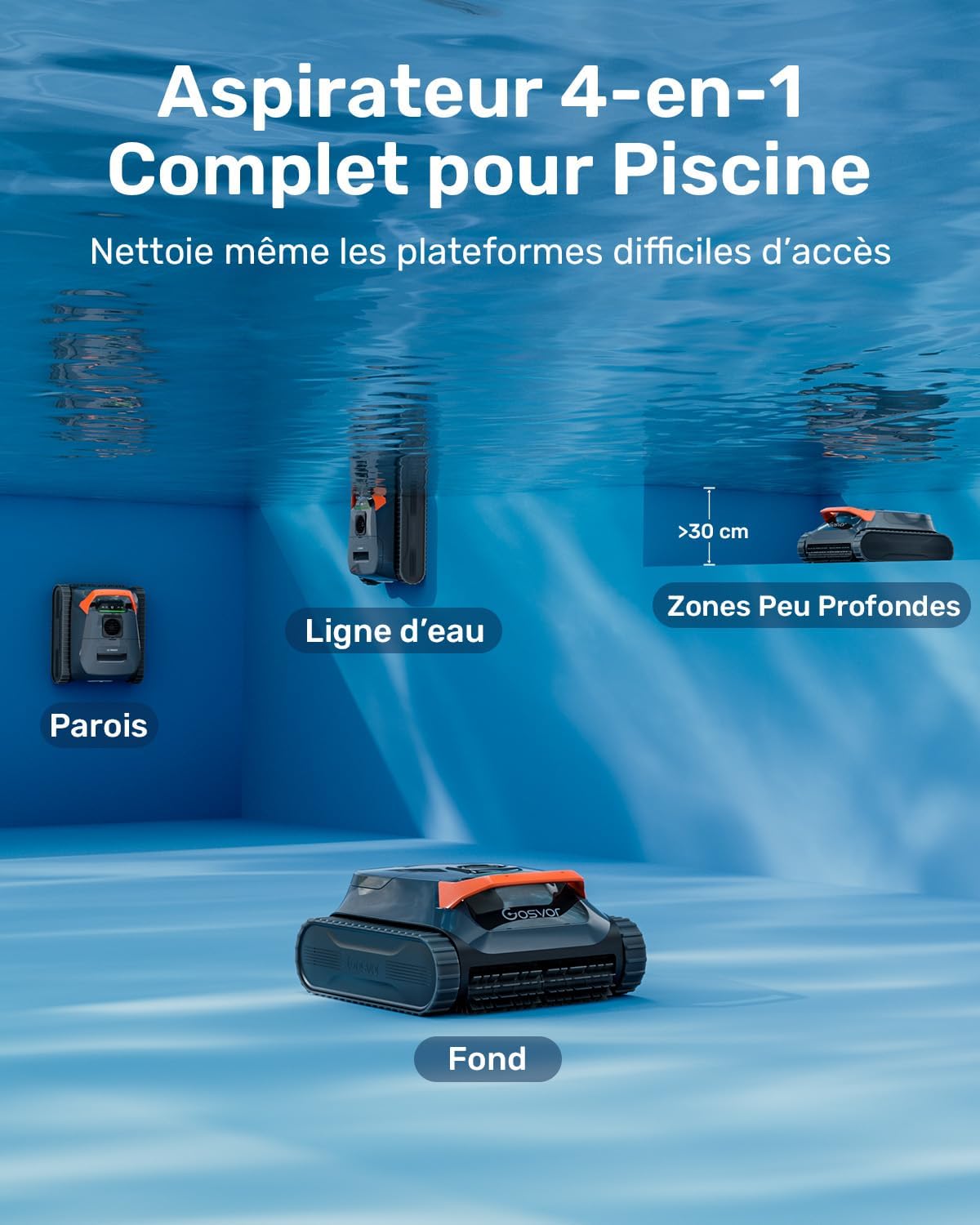 Gosvor - LiteVac G1 - 6,9kg, 200m² - 200min, double filtration, app - 2026