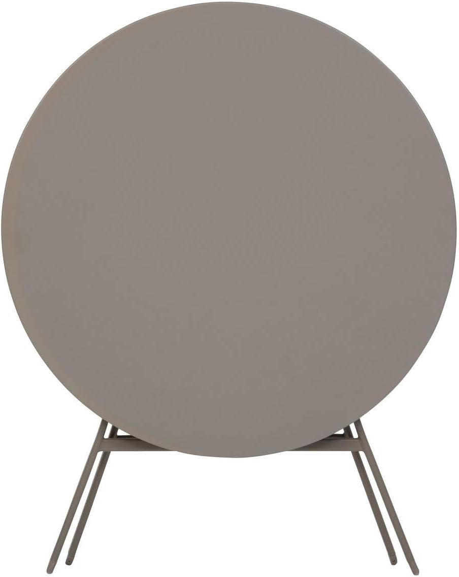 Hespéride - Greensboro - table pliante ronde acier antirouille 4 places