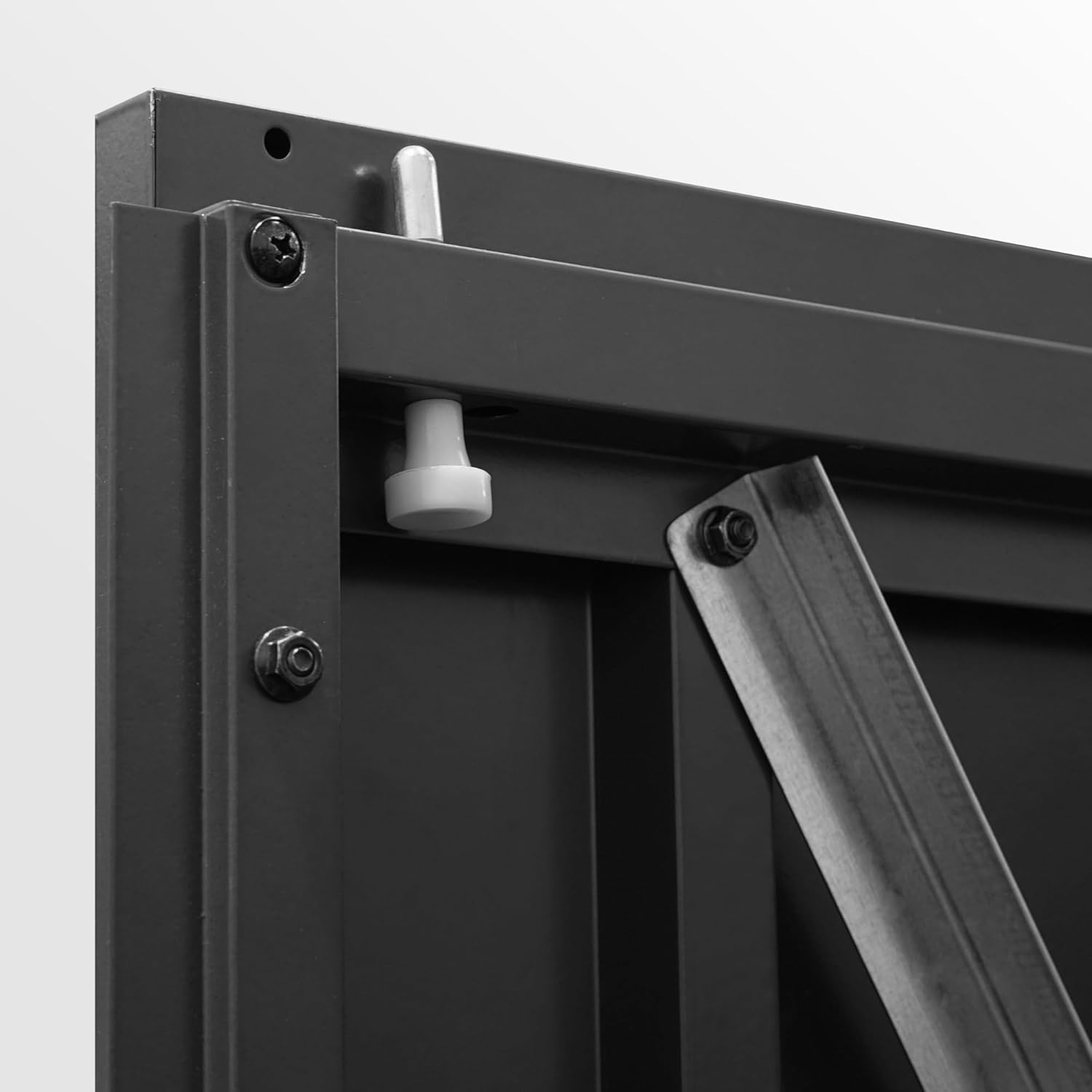Hoggar - abri Pioneer - 162x174x207cm - métal, portes renforcées, serrure à clé, plafond robuste, 2,82m² - Y30