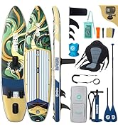 Niphean Extra Large Paddle Gonflable, Sup à 2+1 Personnes/Famille, Planches de Stand Up Paddle Go...