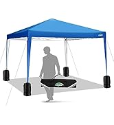 Cobizi Tonnelle pliante 3 x 3 m, étanche, stable, protection solaire instantanée, jardin pop-up...