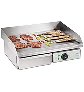 Royal Catering RCEG-55 Plaque de cuisson électrique en acier inoxydable pour restauration