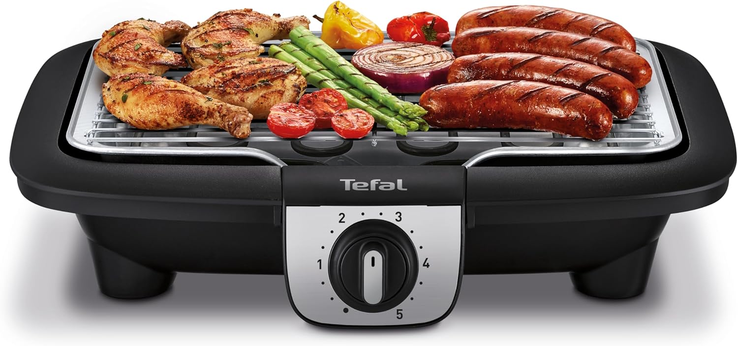 Tefal - Easy Grill 2en1 - plancha, 2100 W, peu de fumée - YY3818FB