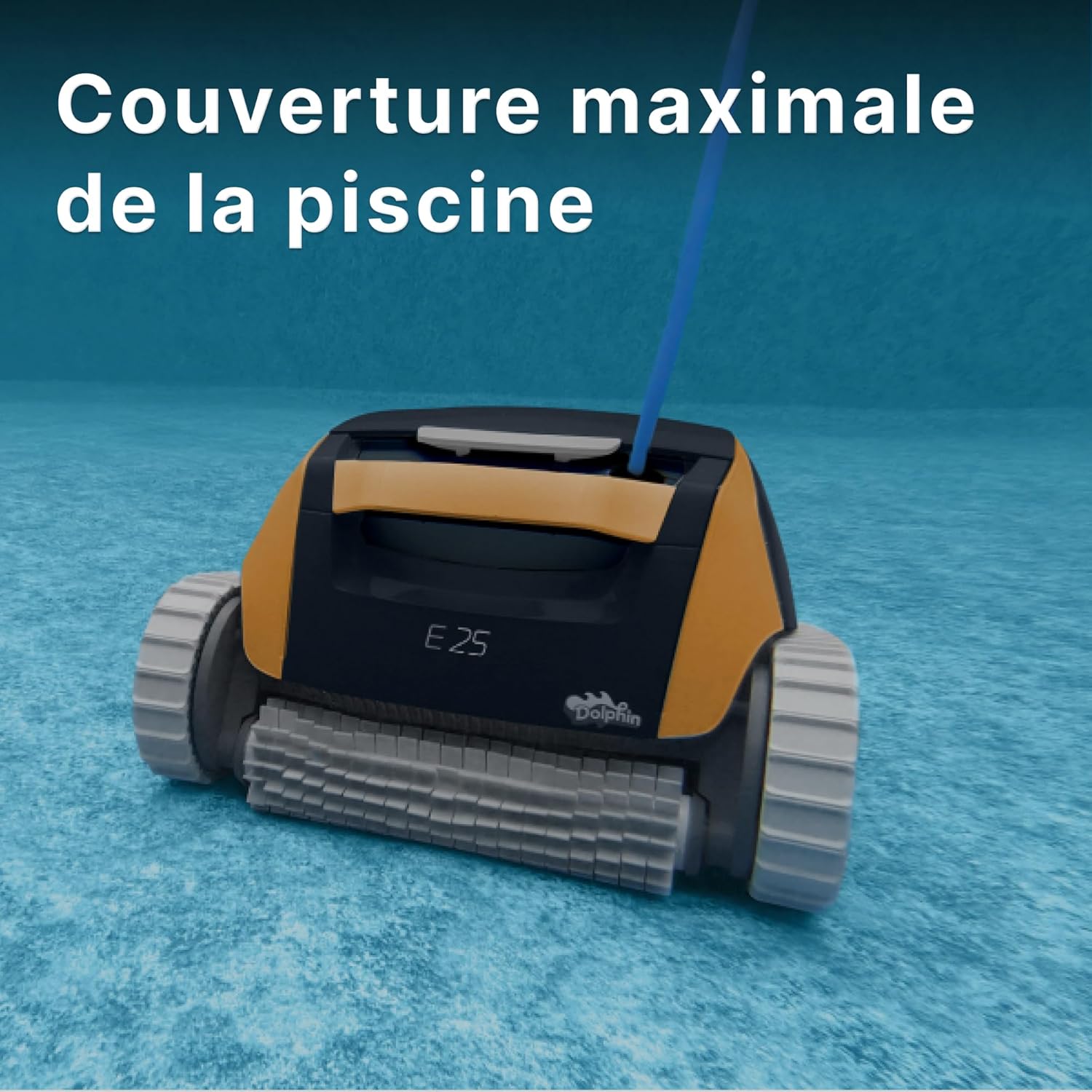 Dolphin - E25 série - piscine 10m maxi - fond/parois, scan intelligent E25