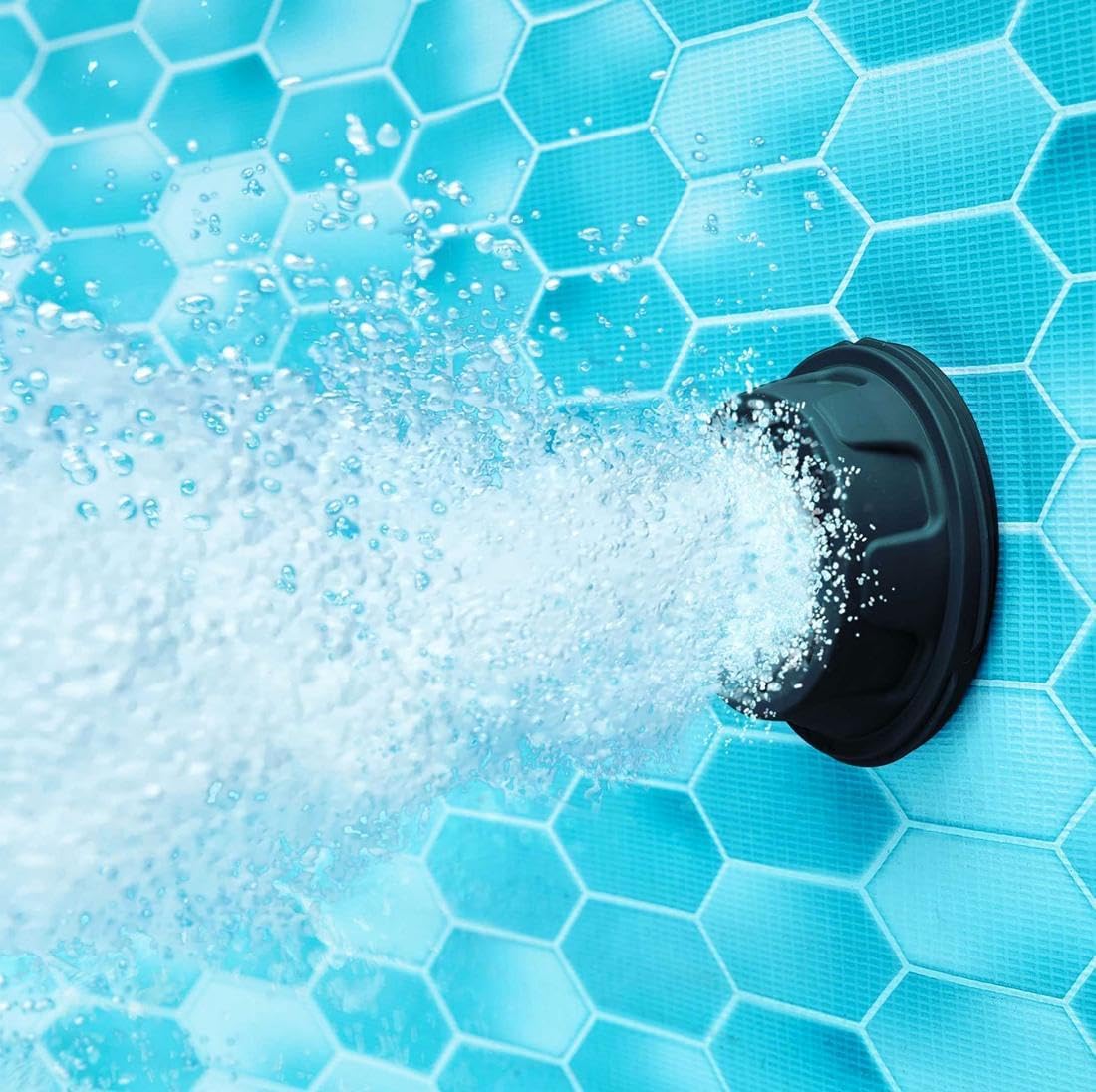 FUNSICLE Piscine Tubulaire Ronde Noire Ø3,66m x h1,22m