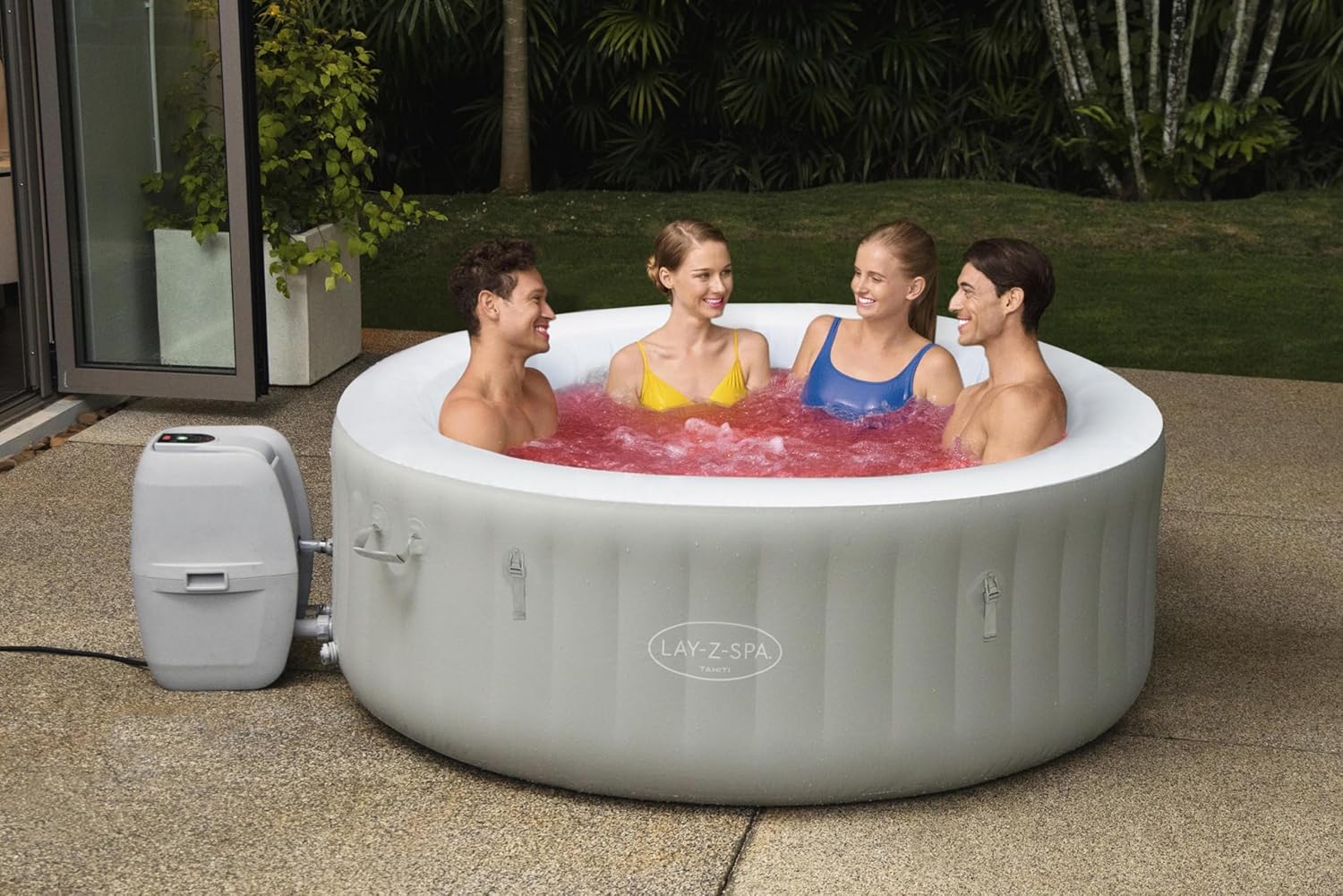 Bestway - LAY-Z-SPA Tahiti série Airjet - 180x66 cm - 2-4 personnes LAY-Z-SPA®