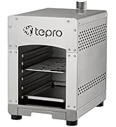 Tepro Barbecue à steak Toronto Basic, brûleur infrarouge en céramique, 800 °C, dimensions env. 23 x 41,5 cm.