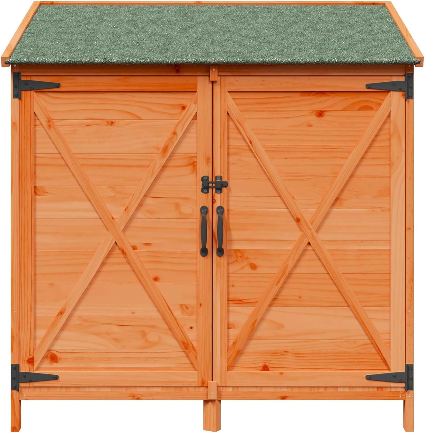 vidaXL - Abri de jardin bois, 106x56x113,5 cm, rangement spacieux, résistant intempéries