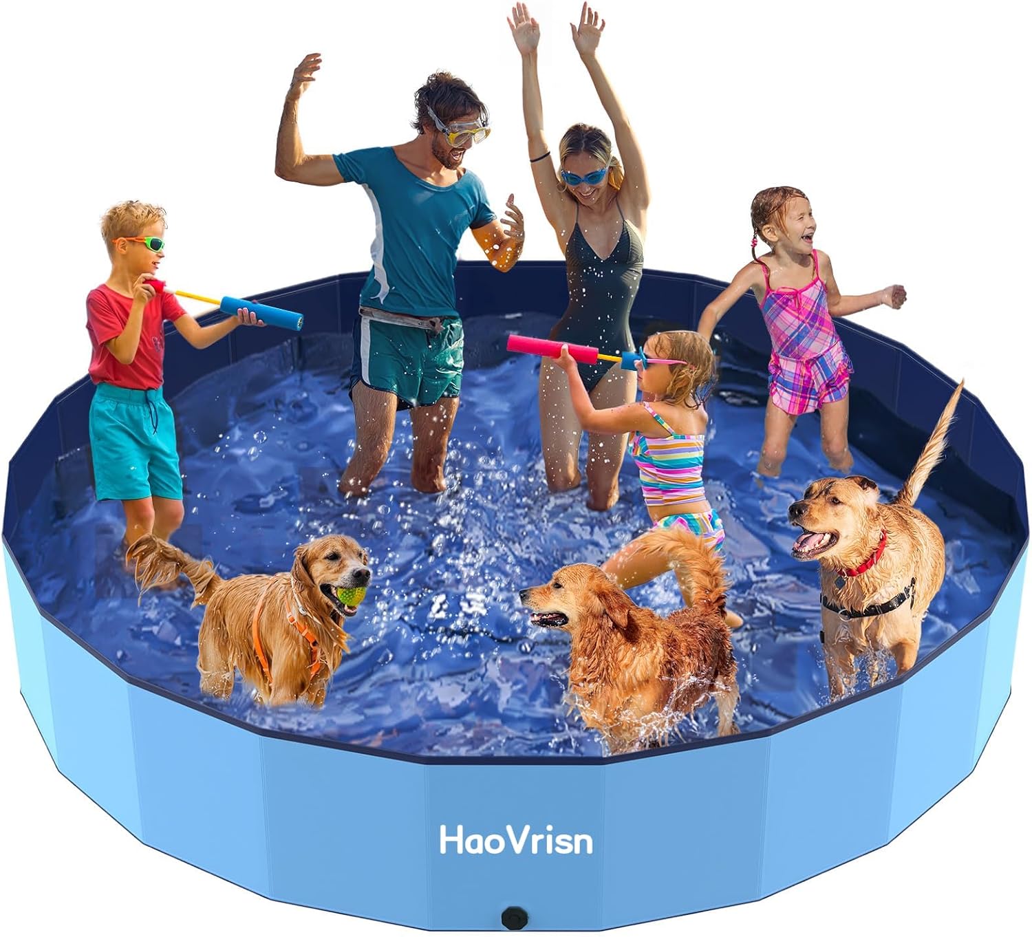 HaoVrisn - Piscine Série PVC - 200x30cm - épaisse, antidérapante, rustines, vidange