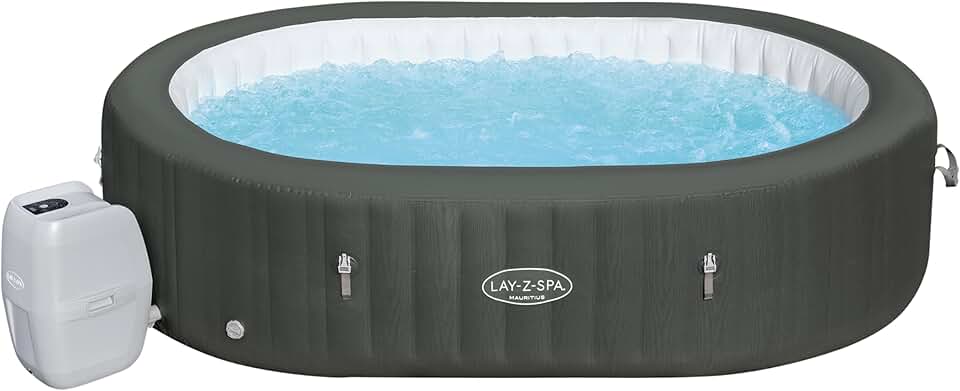 Bestway - Lay-Z-Spa Mauritius - ovale 5-7 pers WiFi Airjet - 211x257cm