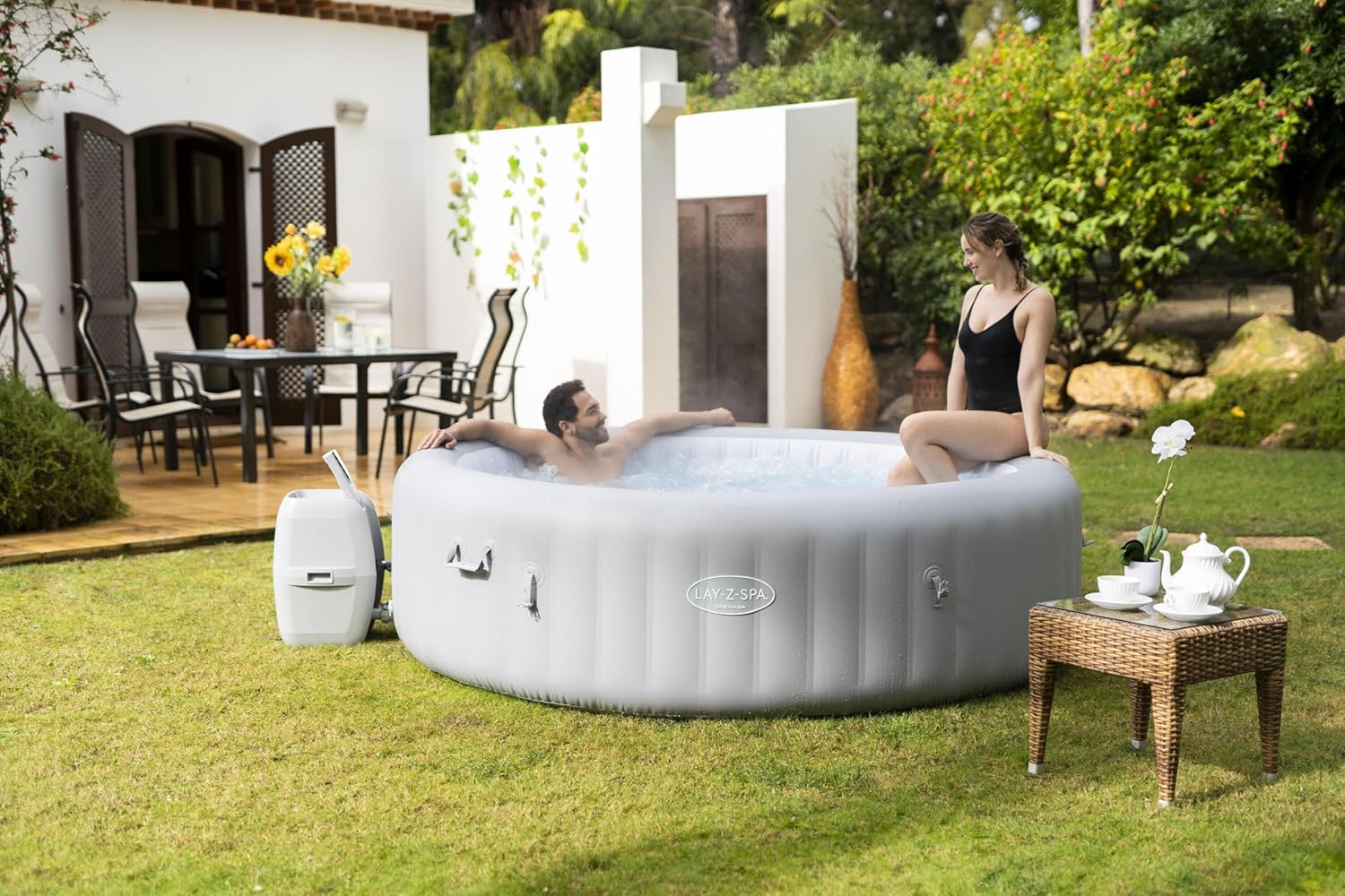 Bestway - LAY-Z-SPA Grenada - 236x71 cm - 6-8 personnes, Airjet