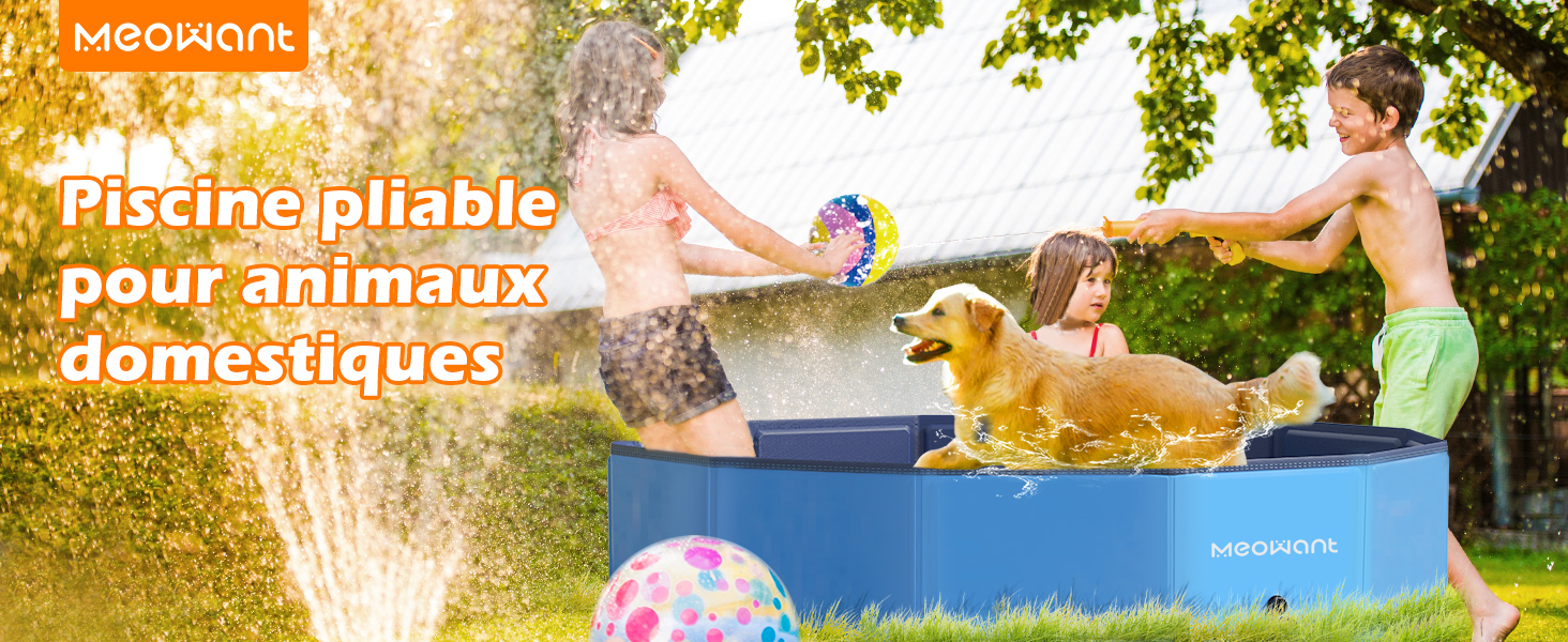 Meowant Piscine pour Chiens