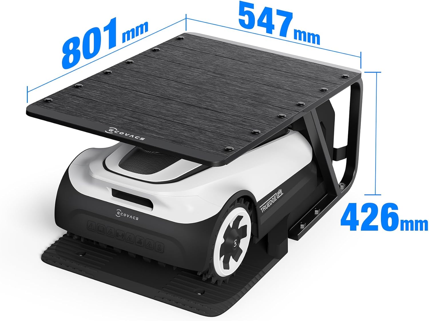 ECOVACS - abri robot tondeuse série Goat - protection résistante - O600 RTK/O800 RTK/O1200 RTK/LiDAR Pro/A1600 RTK/LiDAR