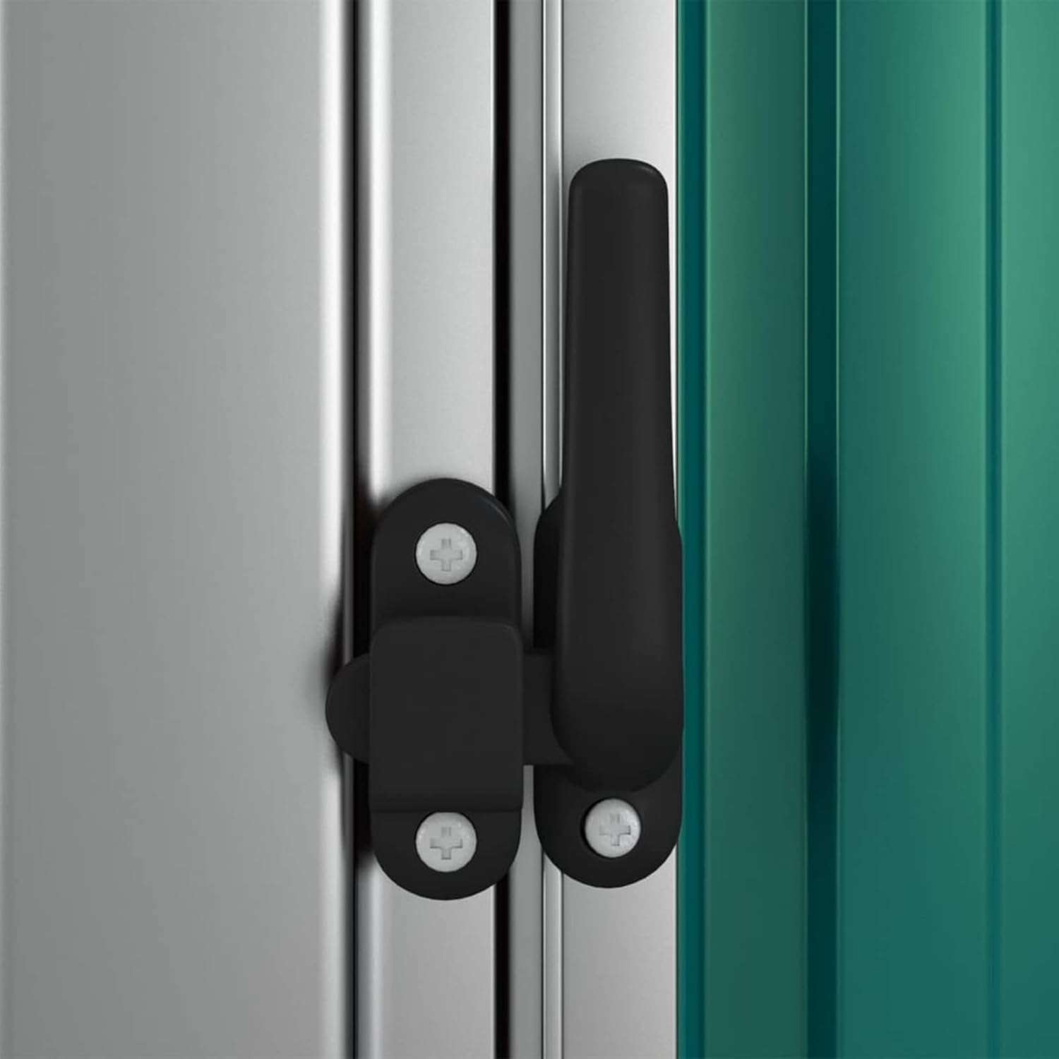 ShGaxin - abri de jardin en acier galvanisé vert - 180x97x200 cm - extérieur robuste