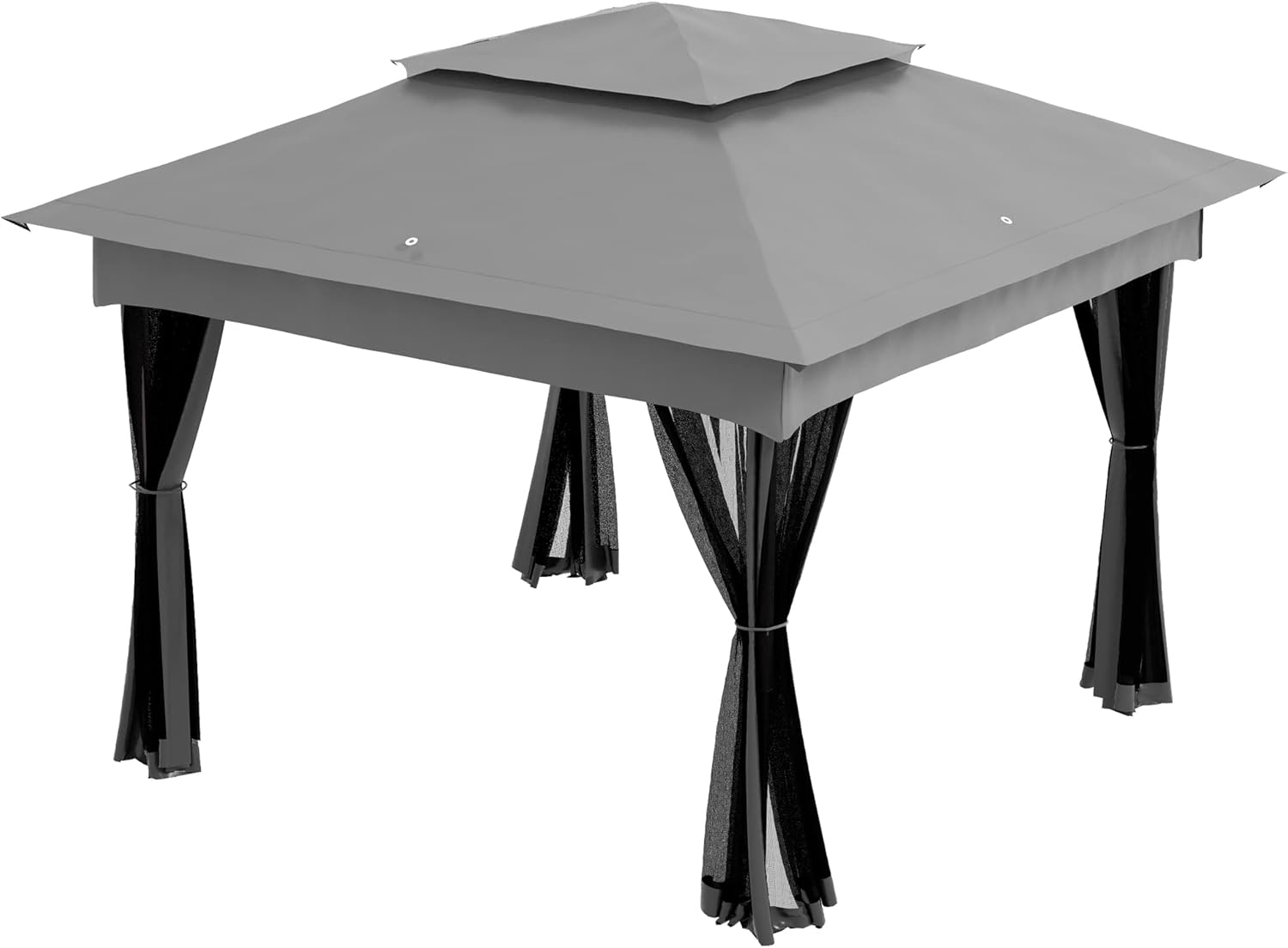Outsunny - Tonnelle Pop-up - 3x3m - Métal, anti-UV, moustiquaire, sac de transport