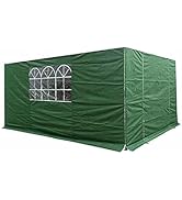 All Seasons Gazebos Ensemble de Panneaux latéraux légers de 3 x 6 cm, Vert