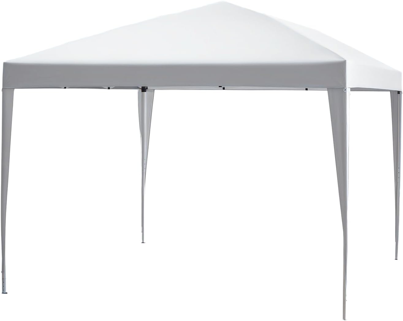 Outsunny - Tonnelle pliante série Pop Up 3x3m, anti-UV, sac transport, acier/oxford, blanc