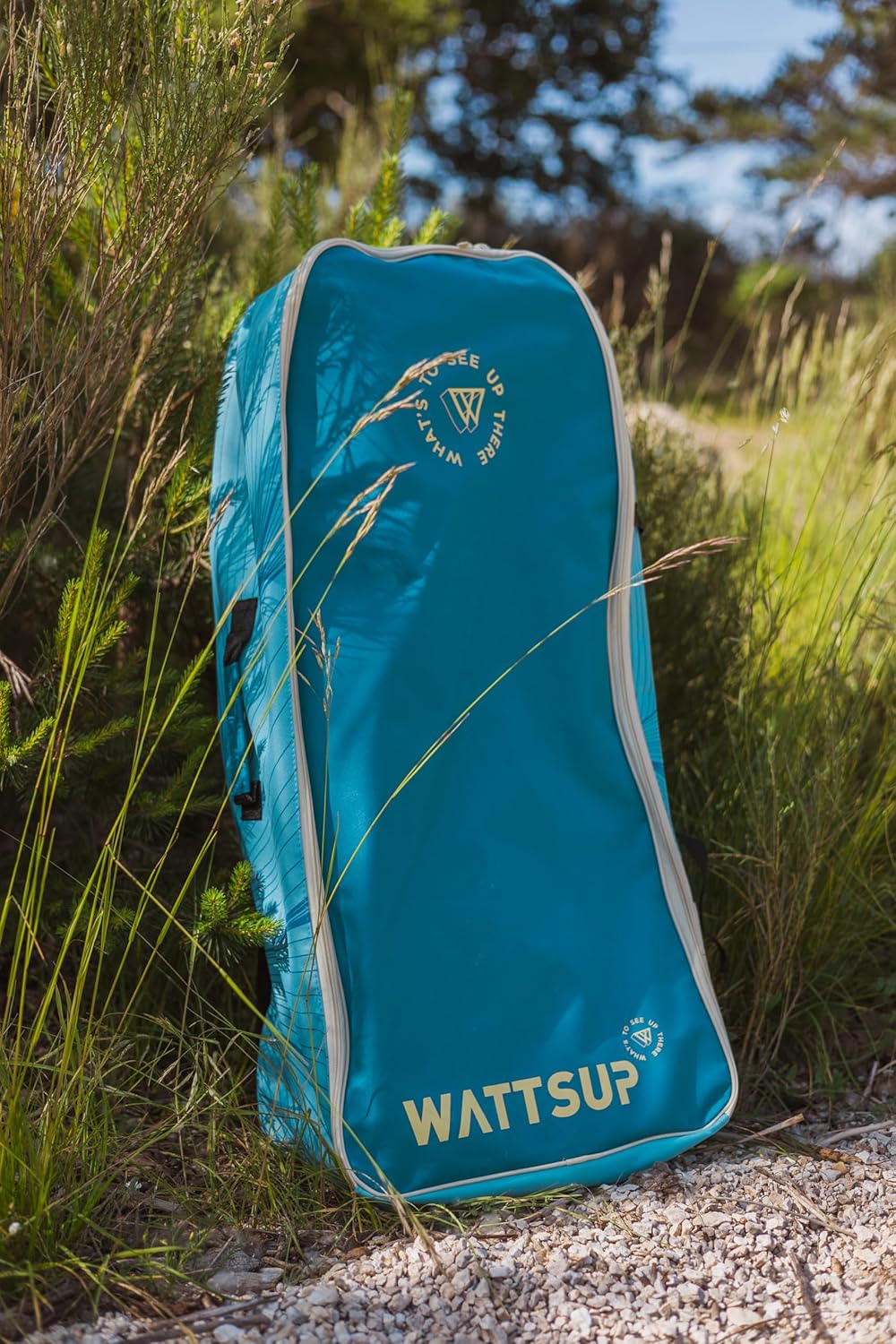 Wattsup - Sup Stand Up Paddle Gonflable - Gamme Essentials - Dropstitch - Pack Complet : Pagaie 2in1 Leash Pompe Sac de Transport