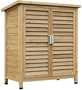 Outsunny Armoire de Jardin abri Jardin Remise pour Outils sur Pied dim. 87L x 46,5l x 96,5H cm ét...