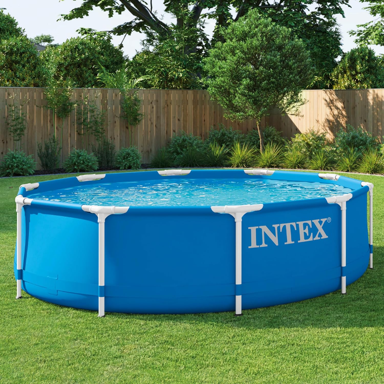Intex - Piscine Cadre Métal - Ø305x76 cm - hors-sol, structure acier