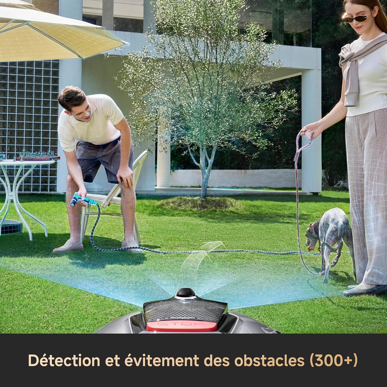 Dreame - A3 AWD Pro - 3500 m² - AWD, LiDAR 3D, IA, pente 80%, bord <3cm