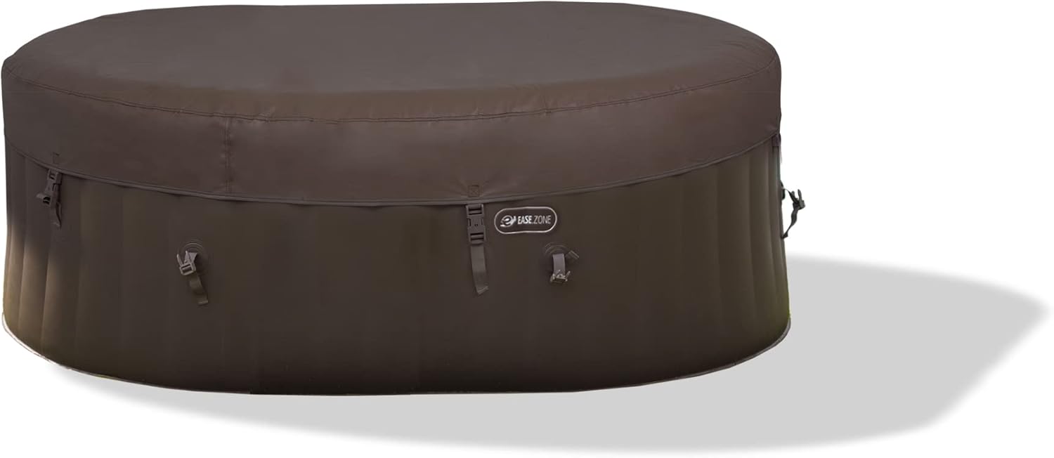 Ease.Zone - Bain à remous Ovale - 190x120x65 cm - Pompe 30 W, 550 L