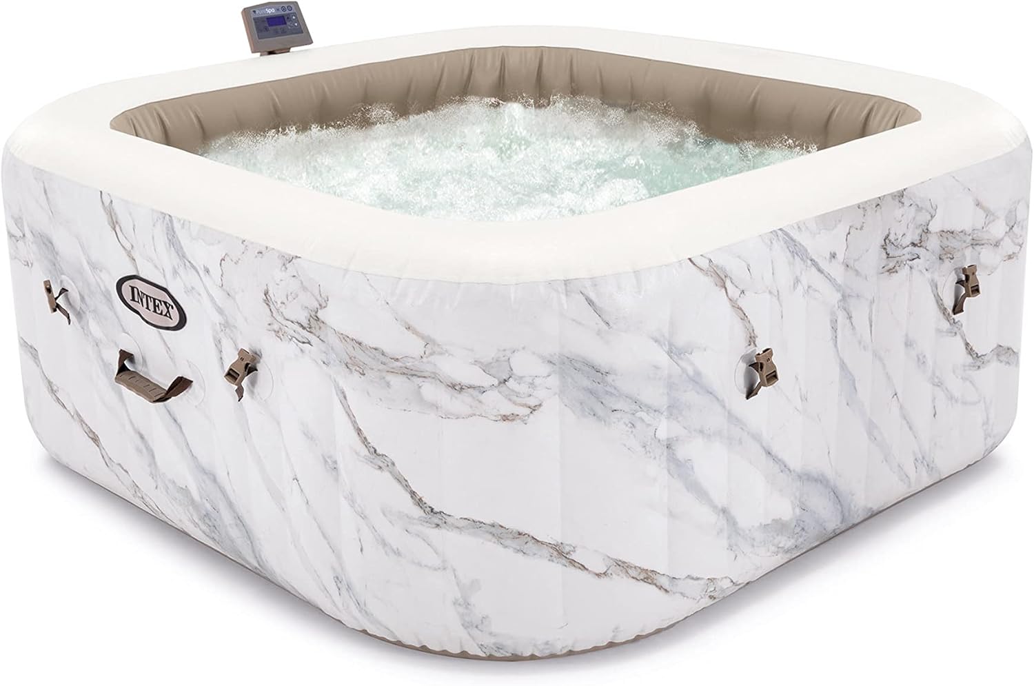Intex - Pure Spa Calacatta 4 places - spa gonflable rond - 28464EX