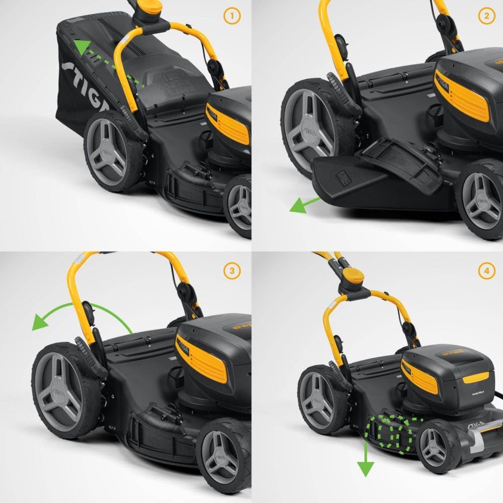 STIGA - Combi 753e V Kit - 51 cm - tondeuse batterie 48V, 1,5KW, 2x7.5Ah
