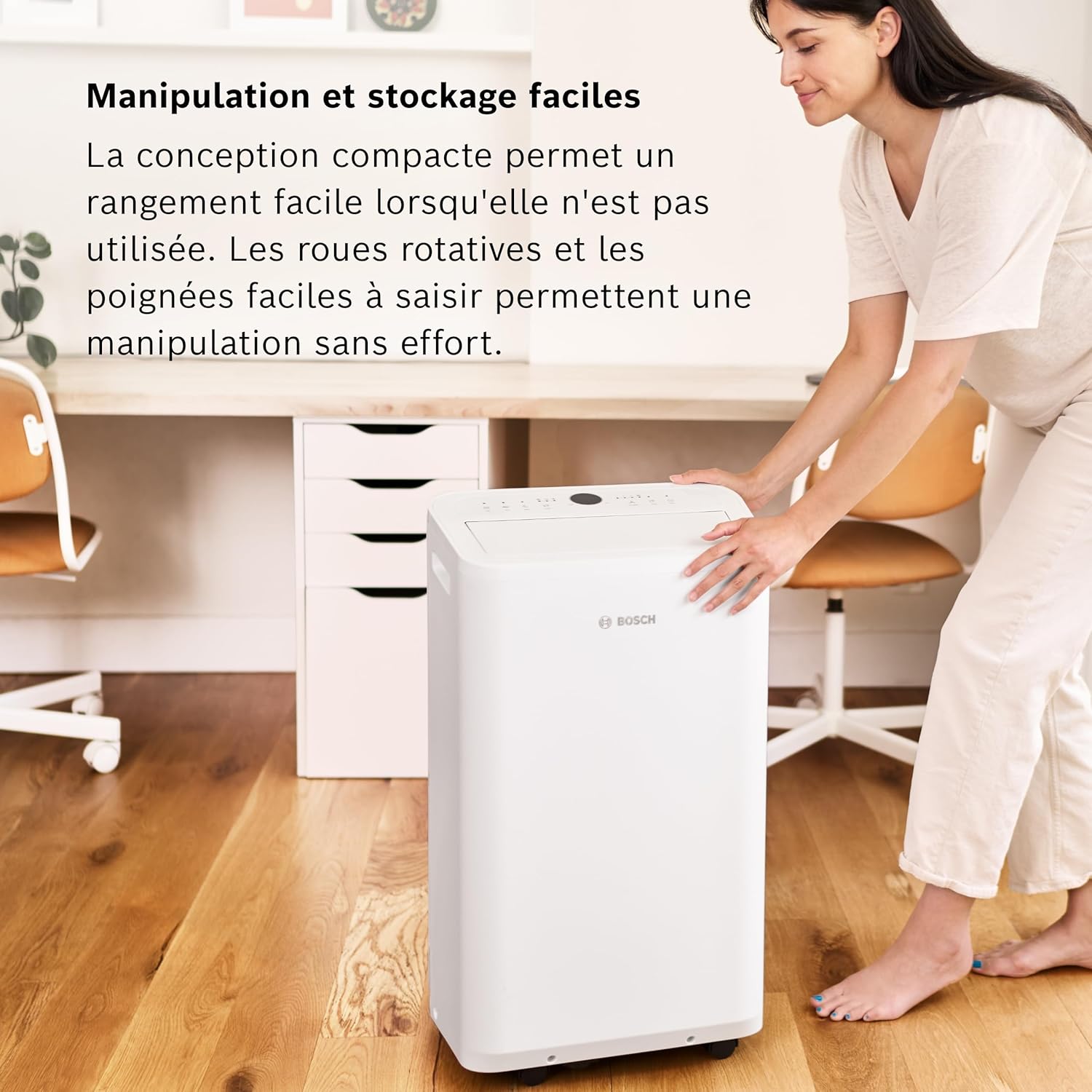 Bosch - Cool 2000 - climatiseur 2,6kW, 3-en-1, pièces 35m², 46 dB
