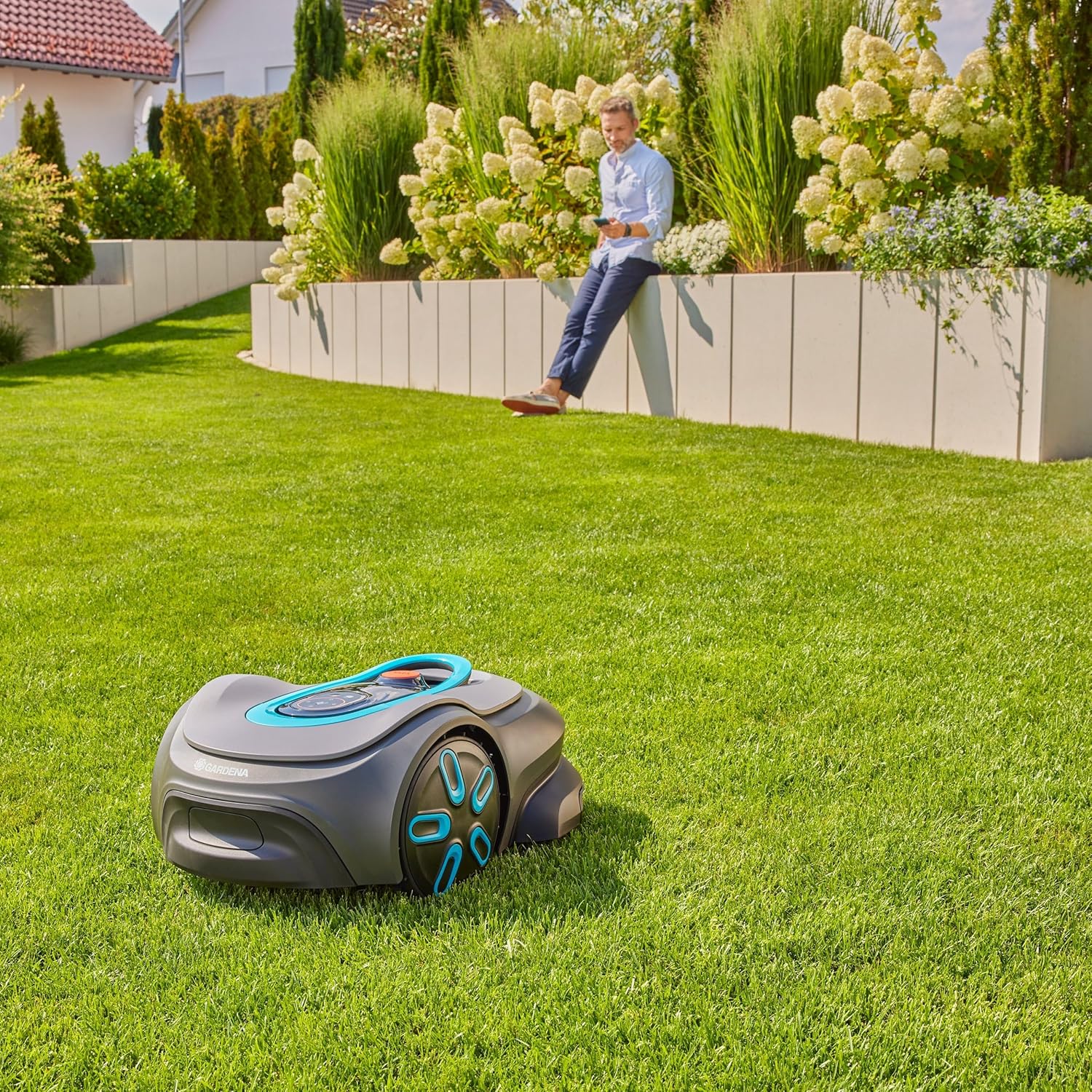 Gardena - smart SILENO max 800 m² - 800 m² - LONA Intelligence, Trim-to-Edge, DuoConnect, fonctionnement silencieux - 19
