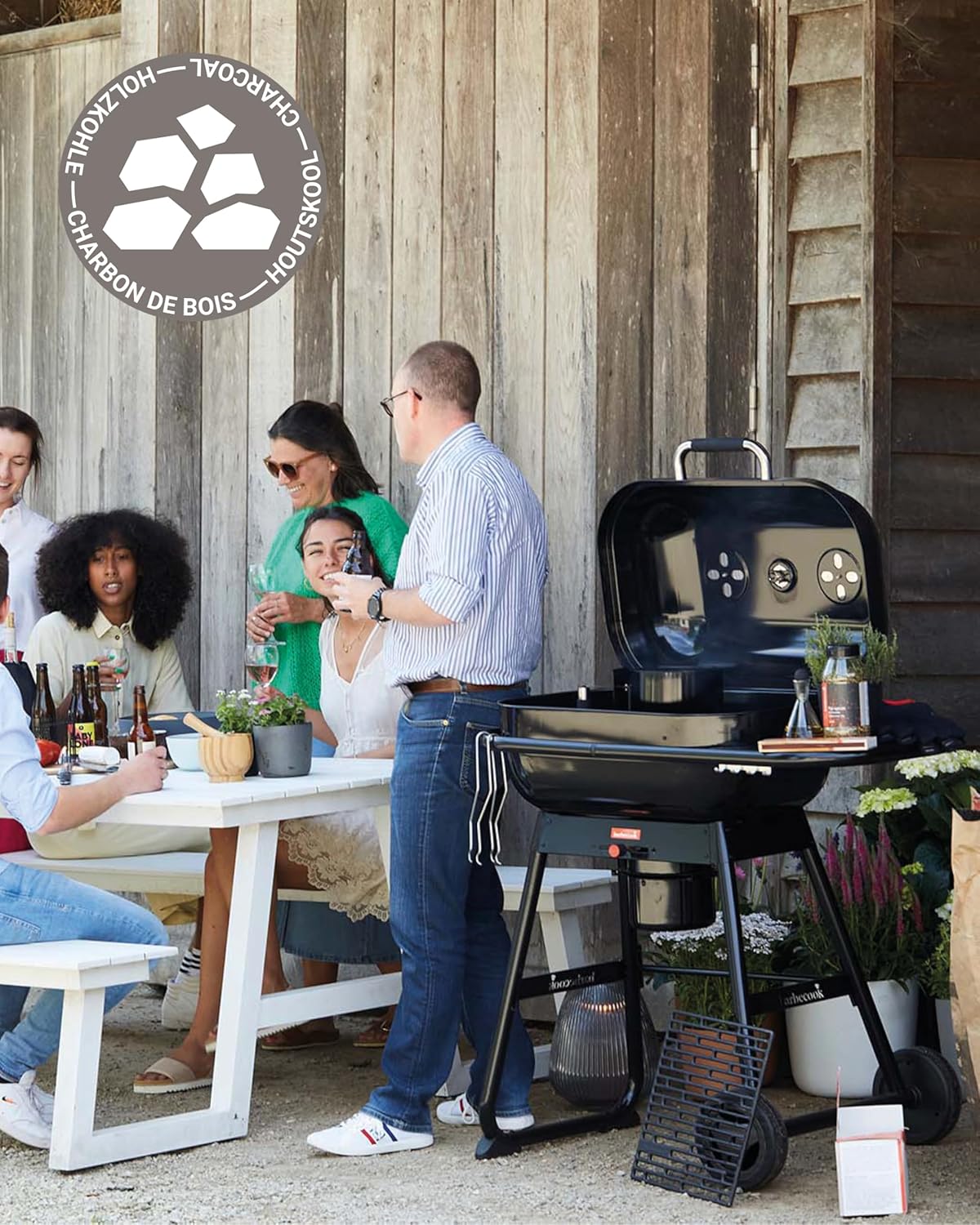 Barbecook - Magnus Comfort - 85x64x110cm - barbecue charbon, table