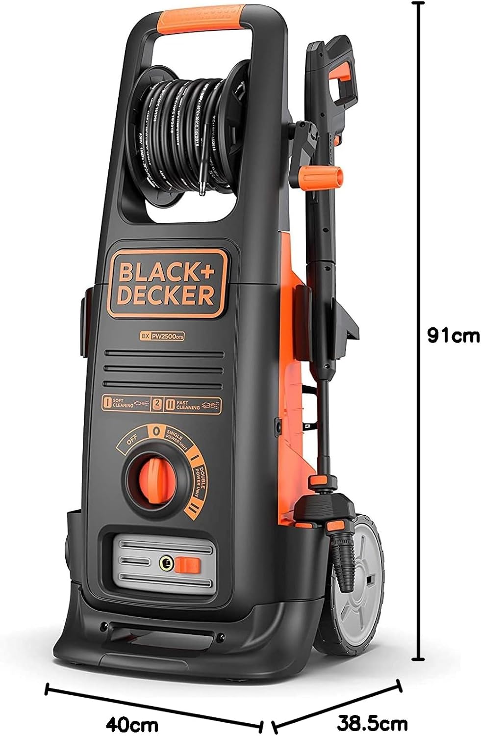 Black+Decker - nettoyeur Dualtech, 2500W, 150 Bar, 810L/h - BXPW2500DTS